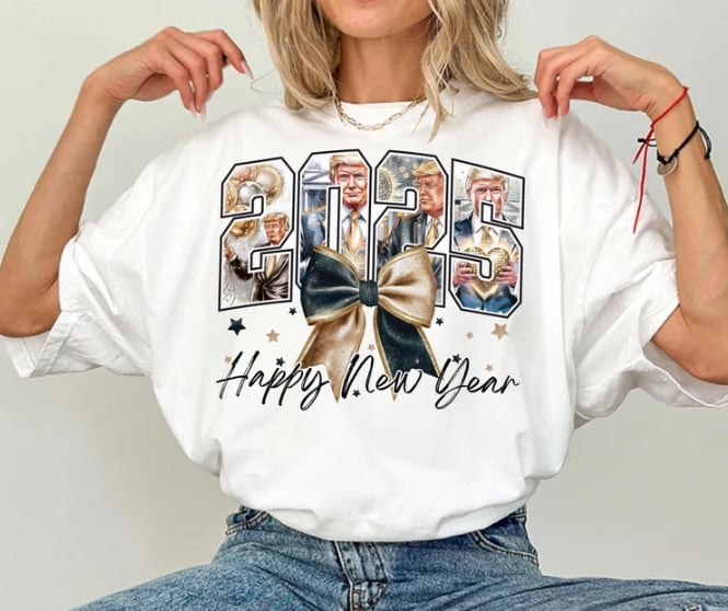 2025 Trump - Bow - Happy New Year