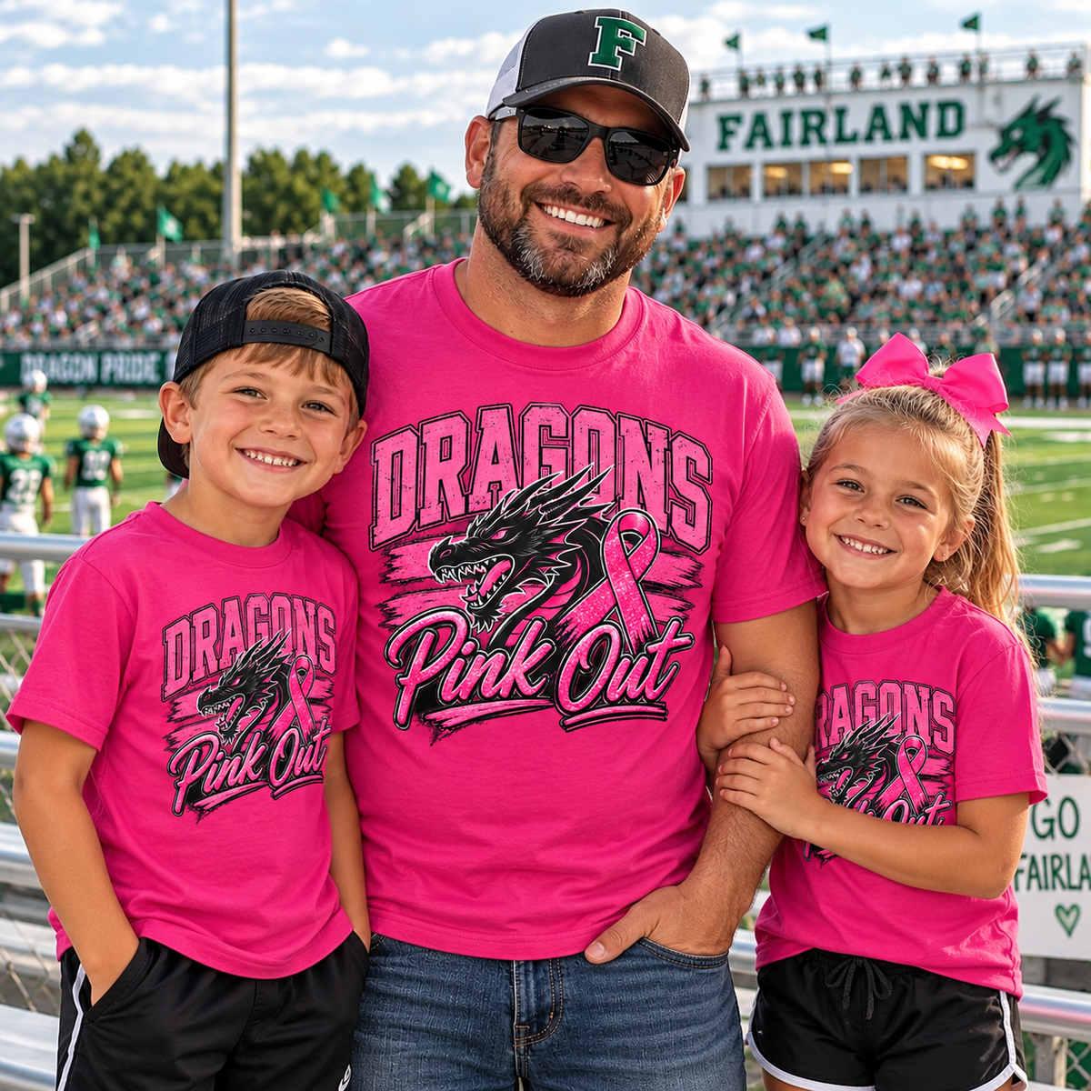 Fairland Dragons Pink Out β Dragon & Ribbon