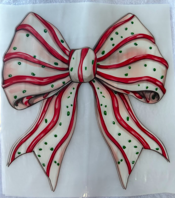 Christmas Tree Cake Bow (print)