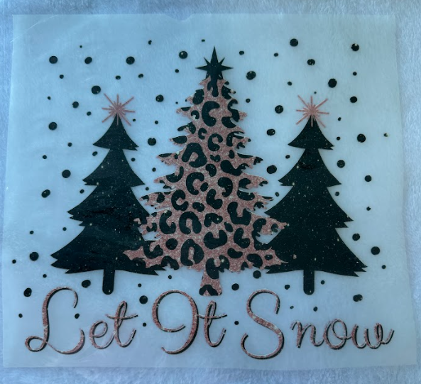 Pink & Black Trees - Let it Snow