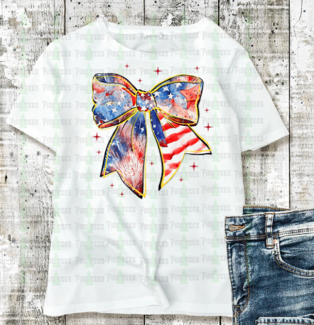 American Flag Bow