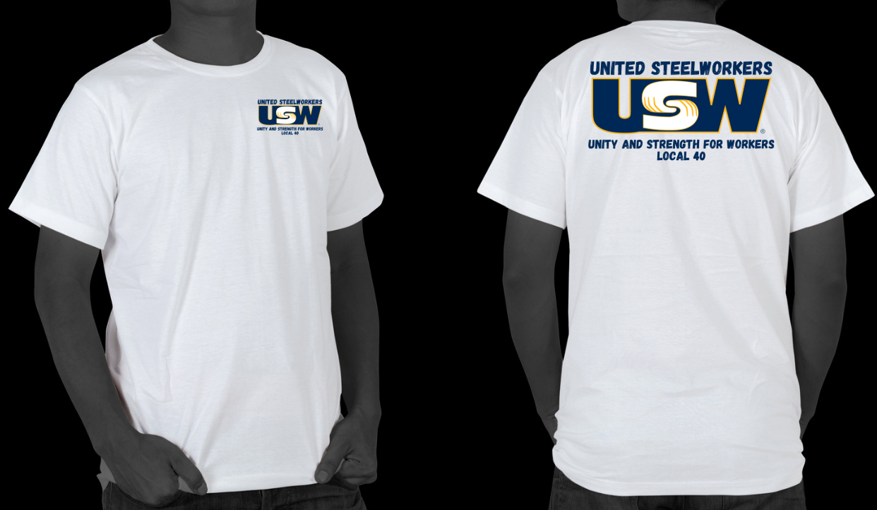 USW Local 40 - Blue Text