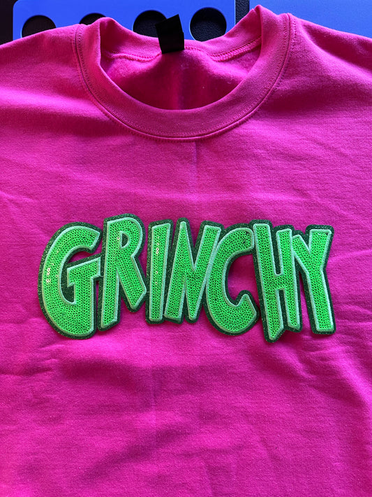 GRINCHY Sequin Patch