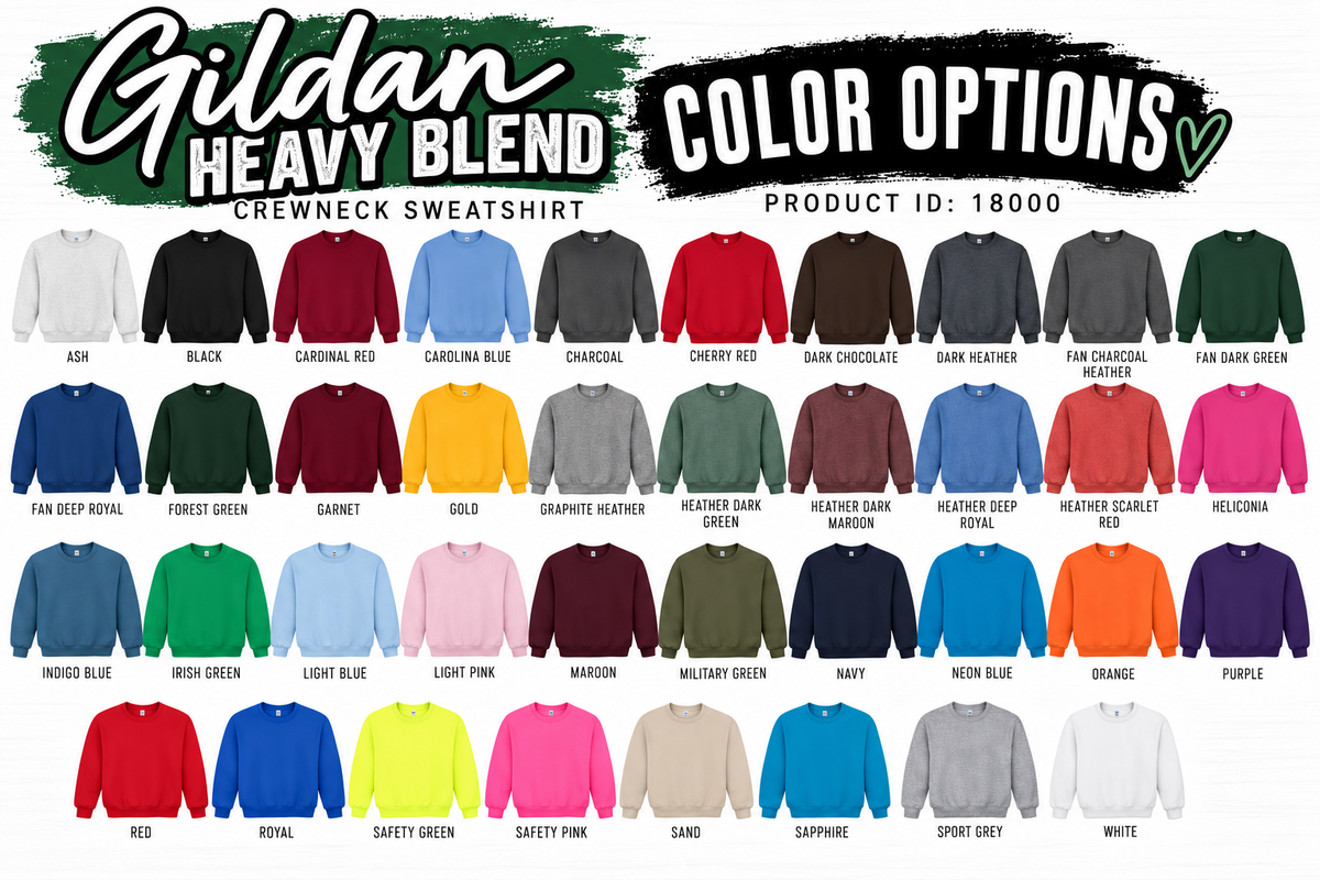 Stewart’s Crewneck Sweatshirt – Gildan 18000