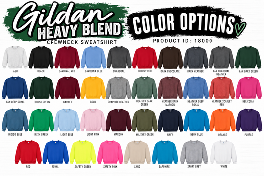 Stewart’s Crewneck Sweatshirt – Gildan 18000