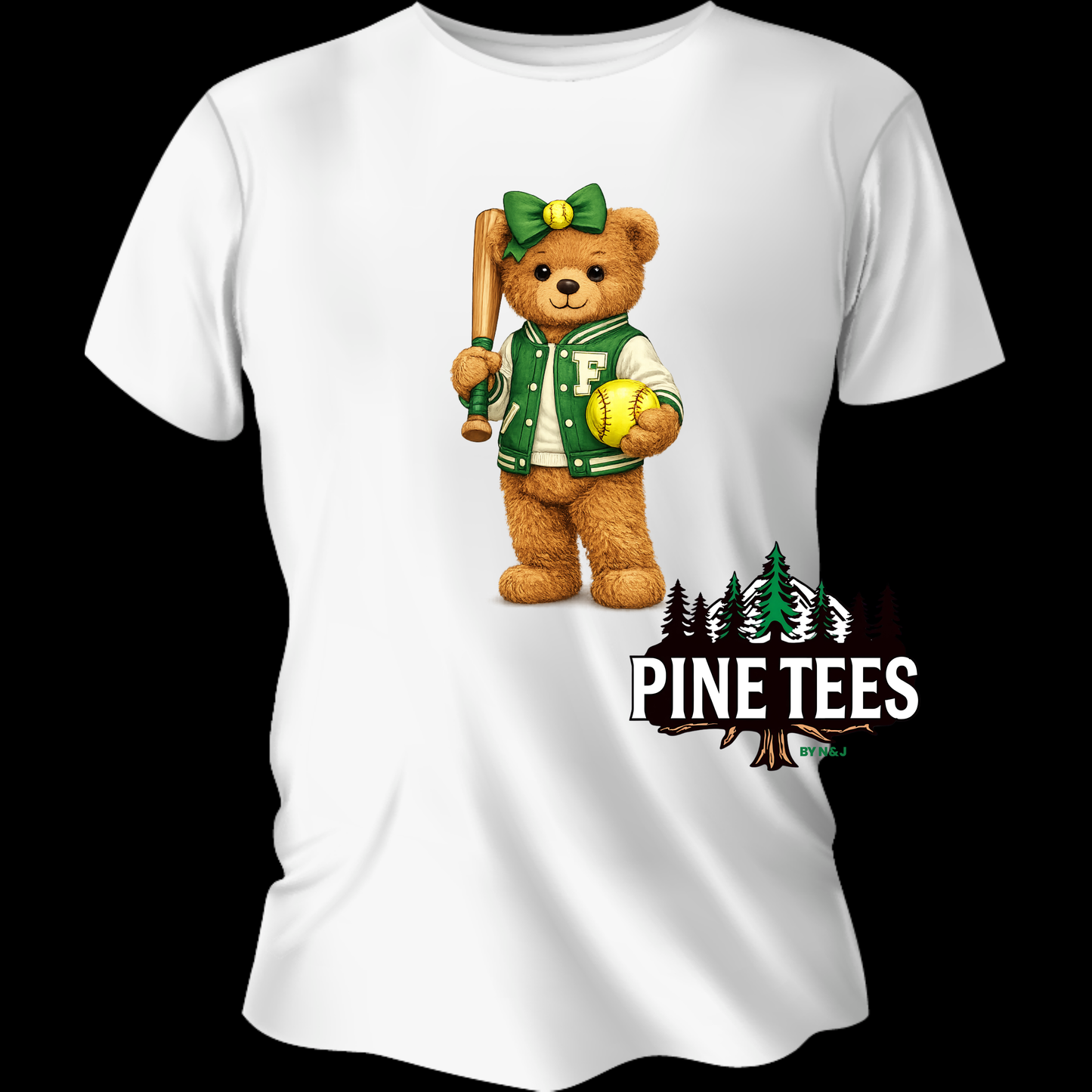 Fairland Softball Player Teddy Bear