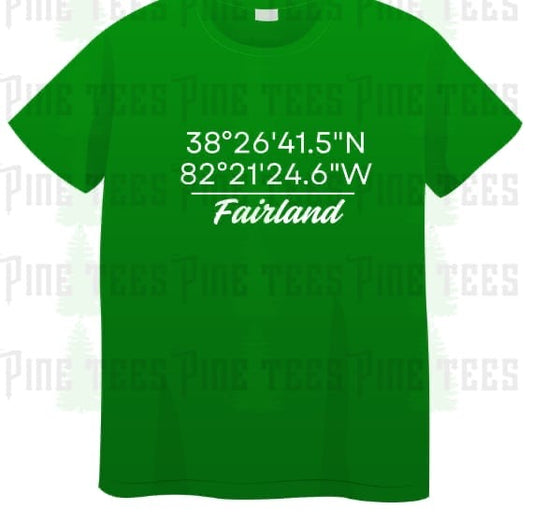 Coordinates to Fairland's Stadium
