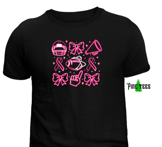 Neon Pink Out Football Collection