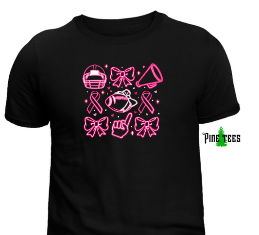 Neon Pink Out Football Collection