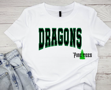 Dragons Black and Green