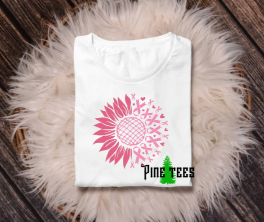 Breast Cancer Sunflower