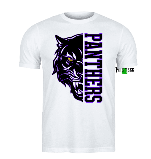 Panthers with Panther - Black and Purple Print