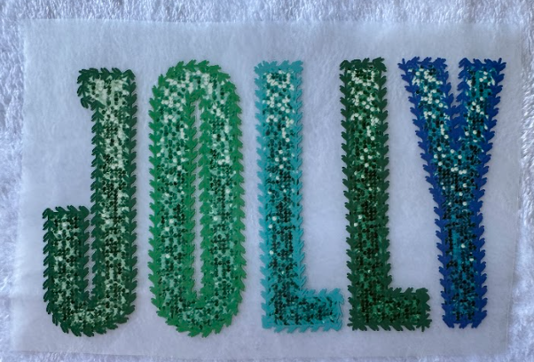 Faux Glitter Jolly