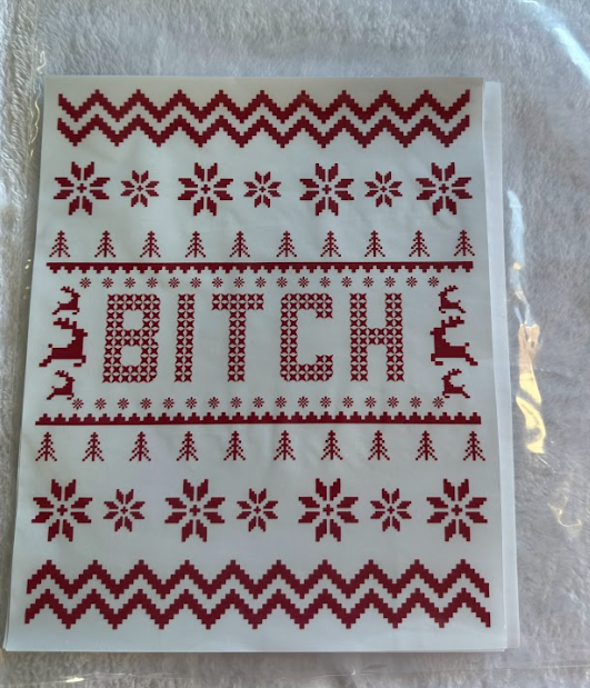Ugly Christmas Shirt - B*tch