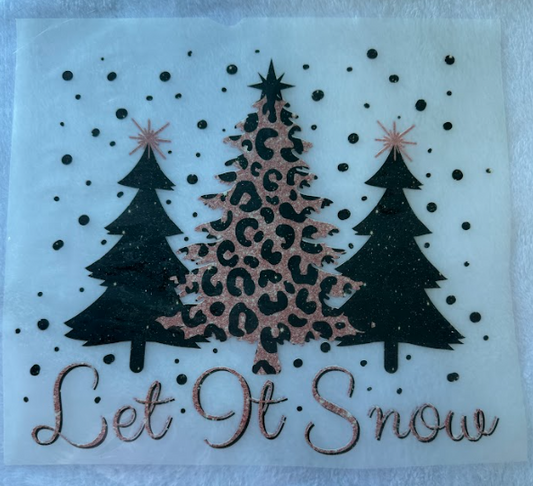 Pink & Black Trees - Let it Snow