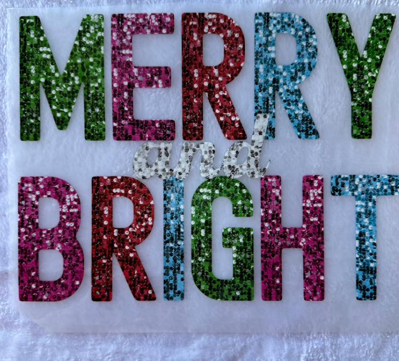 Faux Glitter - Merry and Bright