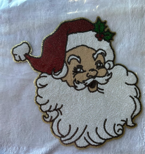 Sequin Santa Patch