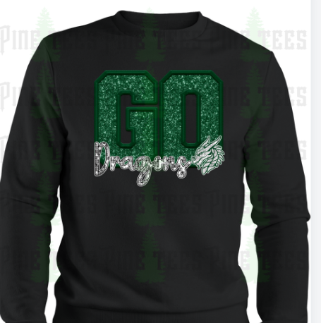 GO Dragons - Green and White