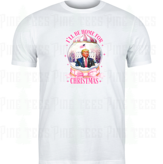 I'll Be Home For Christmas - Snow Globe - Trump
