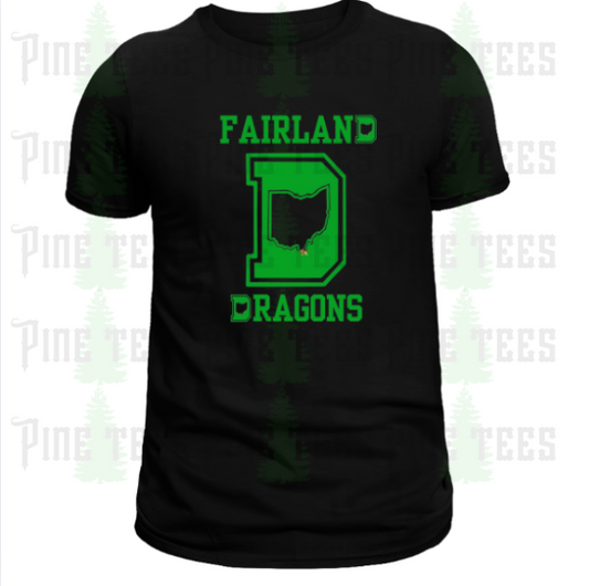 Fairland Dragons D with Star - Green
