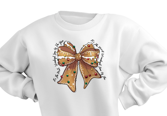 Gingerbread Bow - It's The Most Wonderful Time of The Year