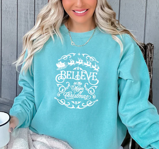White Print - Believe in The Magic of Christmas