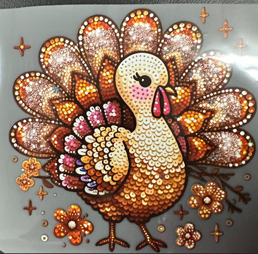 Faux Sequin Turkey
