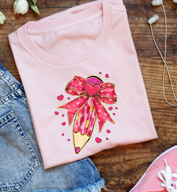 Valentine's - Pencil Bow