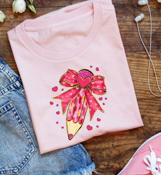 Valentine's - Pencil Bow