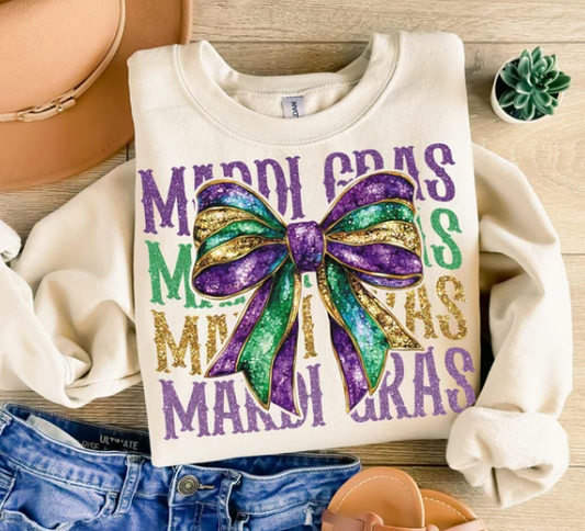 Mardi Gras - Mardi Gras X4 with Bow