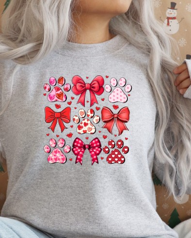 Valentine's - Paws with Bows