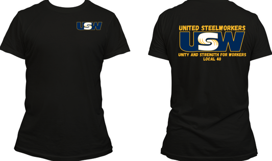 USW Local 40 - Yellow Text