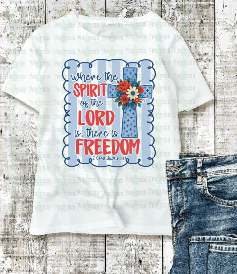Where the SPIRIT of the LORD is. There is FREEDOM.