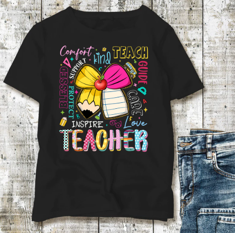 Teacher Pencil Bow Collection