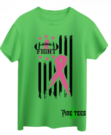 Pink Out Fight Flag
