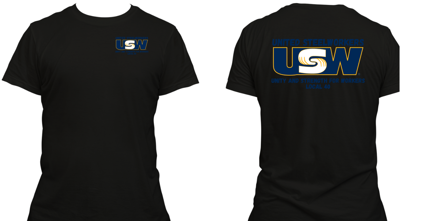 USW Local 40 - Blue Text